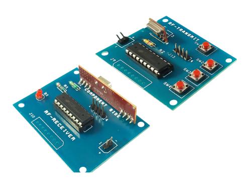 RF Transmitter Receiver with Encoder Decoder Board